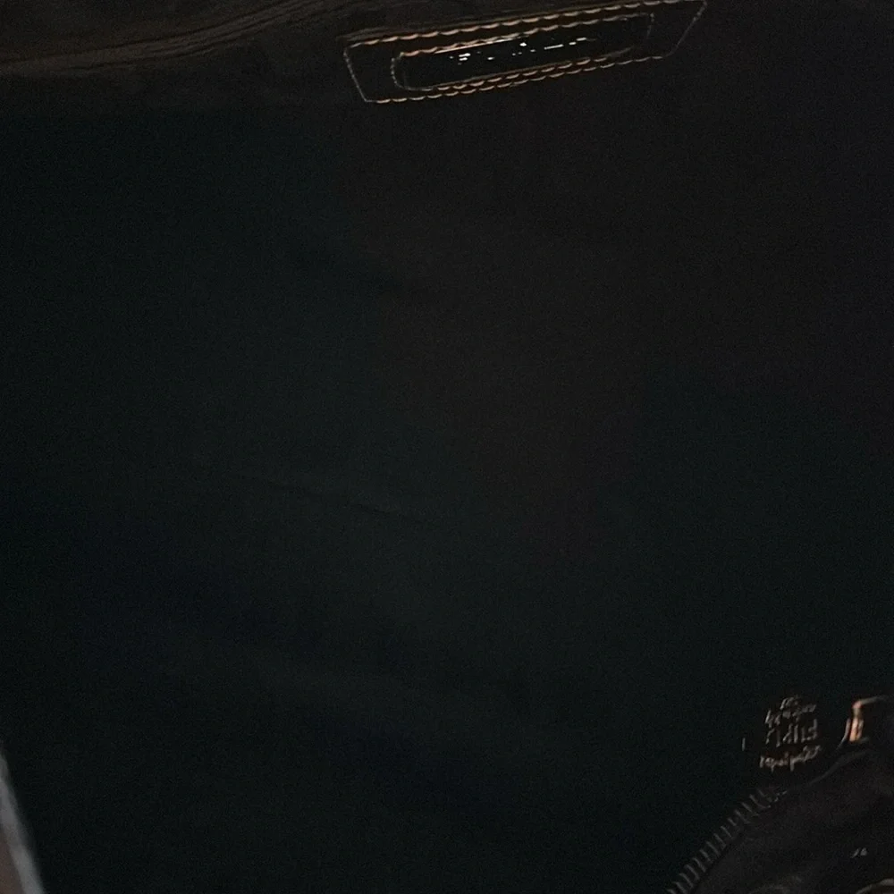 FURLA Black Pebbled Leather Hobo Bag